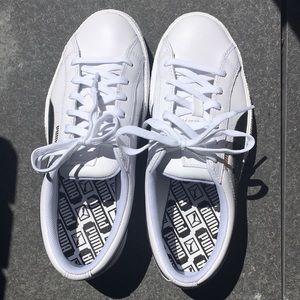 Puma white sneakers